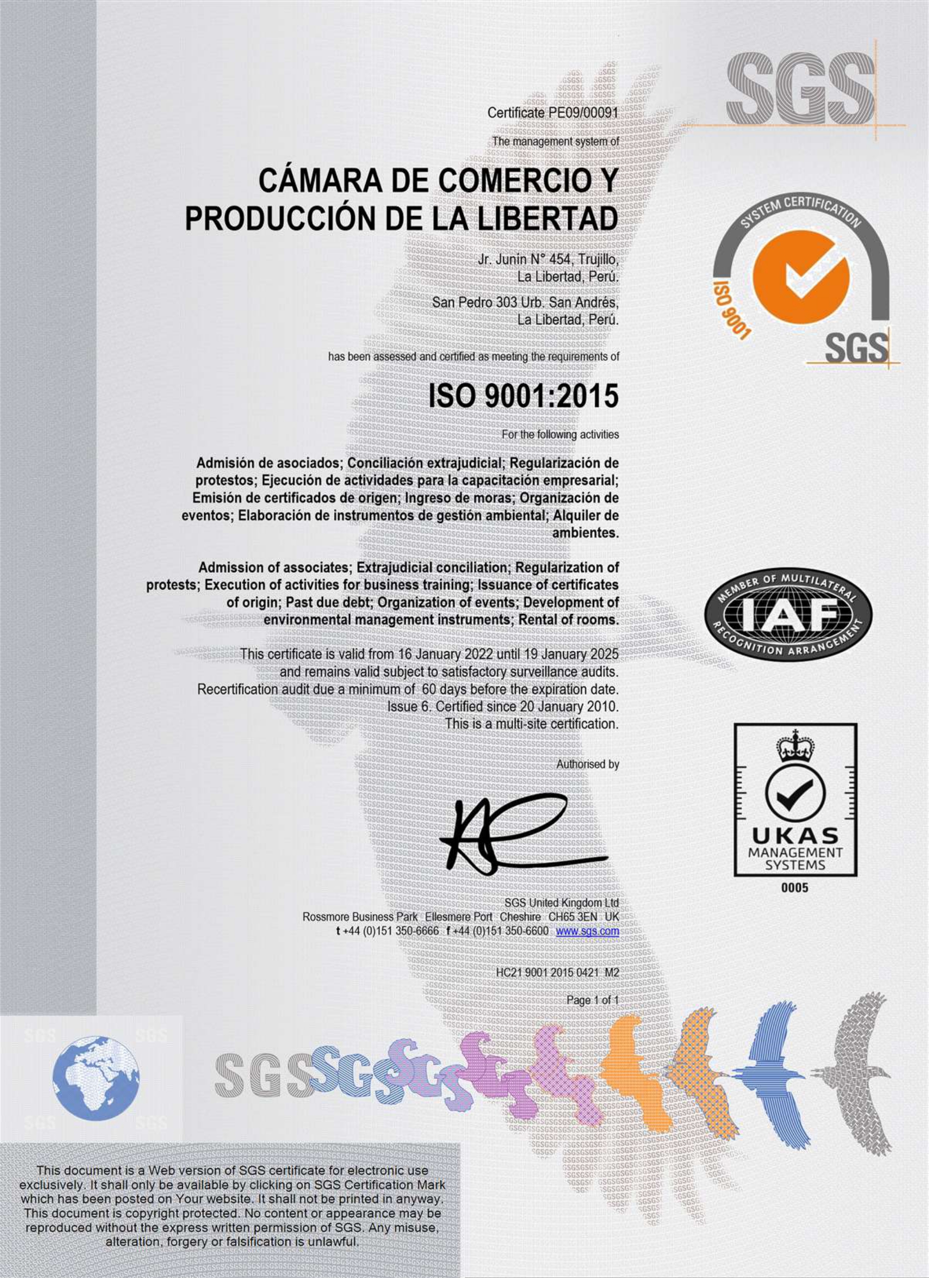 CertificadoISO9001 2015