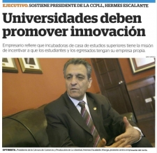 Universidades deben promover innovación (Fuente: Diario La Industria)