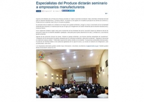 Especialistas del Produce dictarán seminario a empresarios manufactureros (Fuente: Gobierno Regional)