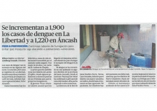 Se incrementan a 1,900 los casos de dengue en La Libertad y a 1,220 en Áncash (Fuente: La República)