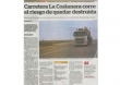 Carretera La Costanera corre el riesgo de quedar destruida (Fuente: La Industria)