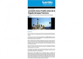 Lanzarán marca Trujillo antes de la llegada del papa Francisco (Fuente: Satélite)