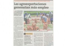 Las agroexportaciones generarían más empleo (Fuente: Perú21)