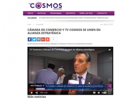 Cámara de Comercio y TV Cosmos se unen en alianza estratégica (Fuente: Tv Cosmos)